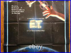 Original Vintage Movie Poster E. T. 1985 Steven Spielberg XL Huge Movies Promo