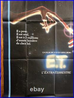 Original Vintage Movie Poster E. T. 1985 Steven Spielberg XL Huge Movies Promo