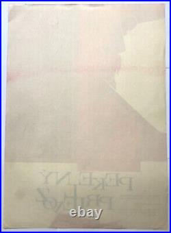 Original Vintage Movie Poster RUDOLF ALTRICHTER PEKELNY PRIEVOZ POKOLREV