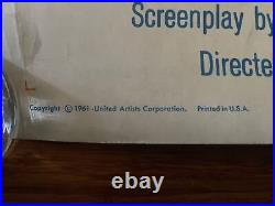 Original Vintage Movie Poster the Young Savages United Artists Corp. 1961 EG