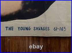 Original Vintage Movie Poster the Young Savages United Artists Corp. 1961 EG