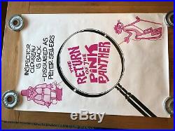 Original Vintage Pink Panther Movie Poster Size 30 x 20 1964 Peter Sellers