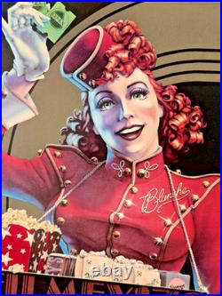 Original Vintage Poster 1976 Los Angeles International Film Ex Framed No Glass