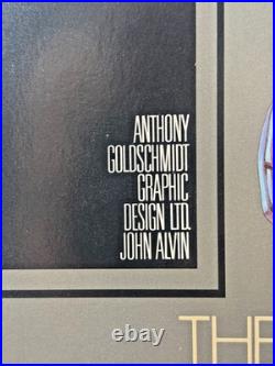 Original Vintage Poster 1976 Los Angeles International Film Ex Framed No Glass