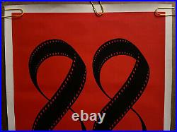Original Vintage Poster 4th annual Boston Film Festival Poster pinup 1988 expo