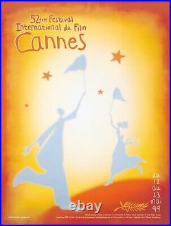 Original Vintage Poster 52nd Cannes Film Festival 1983 France Stars