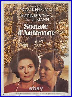 Original Vintage Poster Autumn Sonata Ingmar Bergman Ingrid Movie Film 1978 Art