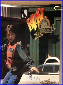 Original Vintage Poster Back to the future movie memorabilia 1980s Michael J Fox