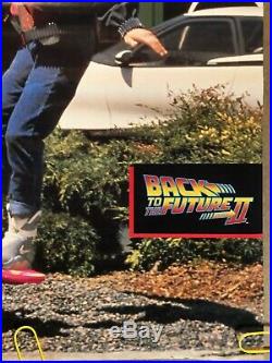Original Vintage Poster Back to the future movie memorabilia 1980s Michael J Fox