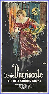 Original Vintage Poster Bessie Barriscale American Film 1919