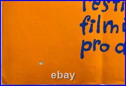 Original Vintage Poster CHILDREN'S FILM FESTIVAL MOVIES ART CINEMA 1976
