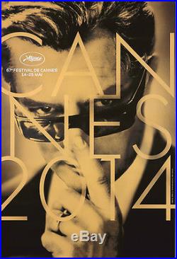 Original Vintage Poster Cannes Film Festival French 2014 Movies Modern Cinema