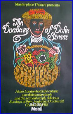Original Vintage Poster Duchess of Duke Street PBS TV Masterpiece Theatre Film