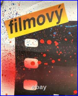 Original Vintage Poster EXHIBITION FILM POSTERS MOVIES KARLOVY VARY 1986