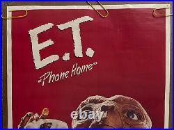 Original Vintage Poster E. T. Phone home 1982 the extra-terrestrial movie poster