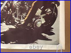 Original Vintage Poster Easy Rider Duo Movie Memorabilia Hopper Fonda 1970s