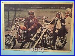 Original Vintage Poster Easy Rider Movie Memorabilia Dennis Hopper Peter Fonda