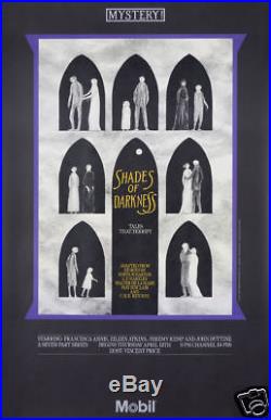 Original Vintage Poster Edward Gorey Mystery Gothic Masterpiece Theatre Horror