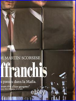 Original Vintage Poster Goodfellas Movie Mafia Mob Huge French 1990 Warner Bros