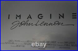 Original Vintage Poster John Lennon Imagine Movie Memorabilia Promo BEATLES