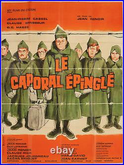 Original Vintage Poster Le Caporal Epingle Film Movie 1962 French War Comedy 60s