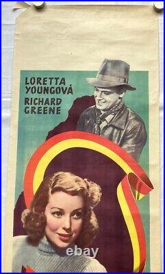 Original Vintage Poster MOVIE KENTUCKY 20th CENTURY FOX LORETTA YOUNG