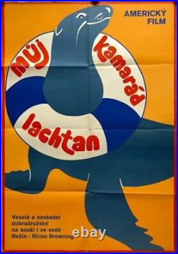 Original Vintage Poster SALTY MOVIE UNITED STATES CZECHOSLOVAKIA 1970s