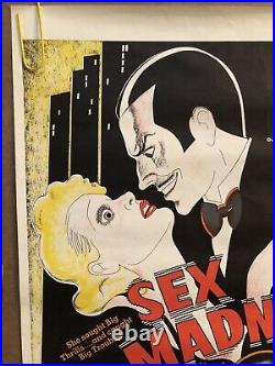 Original Vintage Poster Sex Madness 1970s Movie Memorabilia Headshop Print