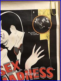 Original Vintage Poster Sex Madness 1970s Movie Memorabilia Headshop Print