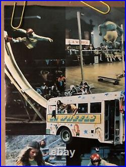 Original Vintage Poster Skateboard Movie Memorabilia 1970s Skating Skater