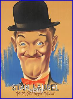 Original Vintage Poster Stan Laurel MGM Film