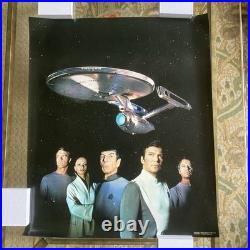 Original Vintage Poster Star Trek Cast Crew 1979 Television Movie Paramount Pic