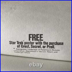 Original Vintage Poster Star Trek Cast Crew 1979 Television Movie Paramount Pic Original Vintage Poster Star Trek Cast Crew 1979 Television Movie Paramount Pic
