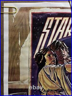 Original Vintage Poster Star Wars New Hope Style D Movie Poster 1982 movie Pinup