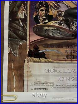 Original Vintage Poster Star Wars New Hope Style D Movie Poster 1982 movie Pinup