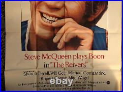 Original Vintage Poster The Reivers Steve McQueen Original Movie Three Sheet