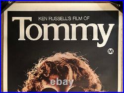 Original Vintage Poster Tommy The Movie The Who rock music/ Movie Memorabilia