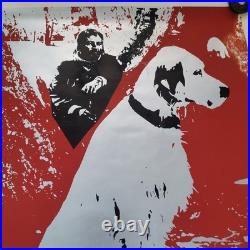 Original Vintage Soviet Movie Poster 1977 White Bim black ear