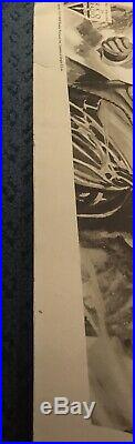 Original Vintage Tall In The Saddle Movie Poster Black & White 22x28 John Wayne