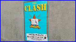 Original Vintage The Clash 1982 Concert Poster The Future Is Unwritten Tour