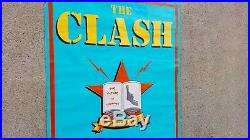 Original Vintage The Clash 1982 Concert Poster The Future Is Unwritten Tour