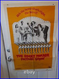 Original Vtg 1975 The Rocky Horror Picture Show Movie Poster, 27 x 41 75/127