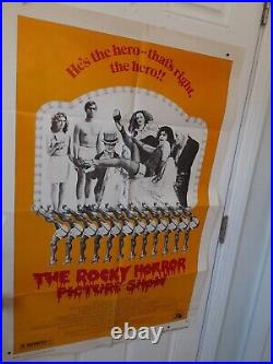 Original Vtg 1975 The Rocky Horror Picture Show Movie Poster, 27 x 41 75/127