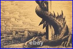 Original vintage Soviet film poster. Kill the Dragon. Fantasy? 