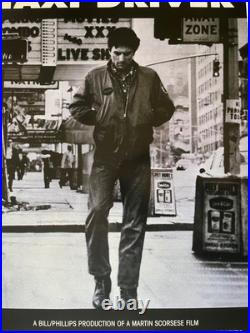 Original vintage movie poster from the classic film Taxi Driver, featuring Rober