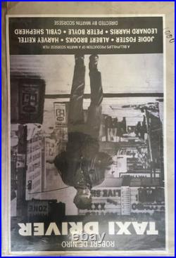 Original vintage movie poster from the classic film Taxi Driver, featuring Rober