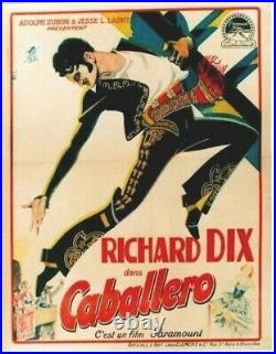 Original vintage poster CABALLERO RICHARD DIX FILM c. 1927