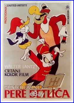 Original vintage poster DISNEY FILM PERE DETLICA c. 1950