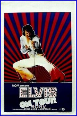 Original vintage poster ELVIS PRESLEY ON TOUR MGM Movie 1972