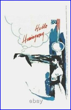 Original vintage poster HELLO HEMINGWAY USA MOVIE CUBA c. 1975